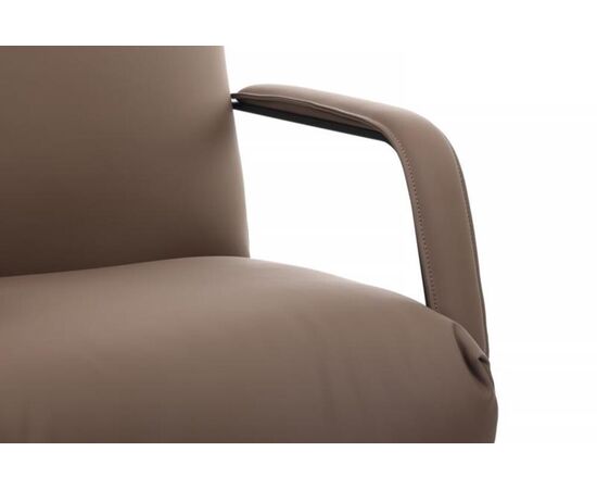 Кресло Отто RCH 68x74x120/130 CM-P001AS Коричневый, Основной цвет: Коричневый, Ширина: 68, Высота: 130, Глубина: 74, Максимальная ширина: 68, Максимальная глубина: 74, Максимальная высота: 130, Вес: 28, Материал сиденья: экокожа, Механизм: топ-ган, Подголовник: черный металл, с накладками из экокожи в цвет кресла, Цвет сиденья: Коричневый, Цвет спинки: Коричневый, Максимальная нагрузка: 150, Материал спинки: экокожа, Гарантия: 1 год, Страна производитель: Китай, Объем: 0,405, Бренд: РИВА ООО, Артикул для сайта: CM-P001AS, изображение 11post-test