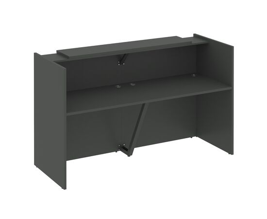 Оникс Ресепшн 2010x766x1187 O.R-K-6 Антрацит, Основной цвет: Антрацит, Ширина: 2010, Высота: 1187, Глубина: 766, Максимальная ширина: 2010, Максимальная глубина: 766, Максимальная высота: 1187, Объем: 0,313, Бренд: РИВА ООО, Артикул для сайта: O.R-K-6, изображение 2post-test