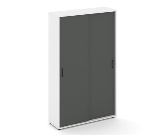 Стайл Проджект Шкаф-купе с полками 1200x400x1982 SN.SHK-001 Белый/Белый/Антрацит NEW/Черный Ручки, Основной цвет: Белый/Белый/Антрацит NEW/Черный Ручки, Ширина: 1200, Высота: 1982, Глубина: 400, Максимальная ширина: 1200, Максимальная глубина: 400, Максимальная высота: 1982, Объем: 0,179, Бренд: РИВА ООО, Артикул для сайта: SN.SHK-001, изображение 2post-test