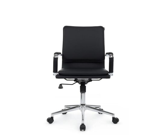 Кресло Хьюго RCH 57x56x92/102 6003-2SE Чёрный, Основной цвет: Чёрный, Ширина: 57, Высота: 102, Глубина: 56, Максимальная ширина: 57, Максимальная глубина: 56, Максимальная высота: 102, Вес: 13,9, Материал сиденья: экокожа, Механизм: топ-ган, Подголовник: металлические хромированные, с накладками из экокожи в цвет кресла, Цвет сиденья: Черный, Цвет спинки: Черный, Максимальная нагрузка: 120, Материал спинки: экокожа, Гарантия: 1 год, Страна производитель: Китай, Объем: 0,288, Бренд: РИВА ООО, Артикул для сайта: 6003-2SE, изображение 8post-test