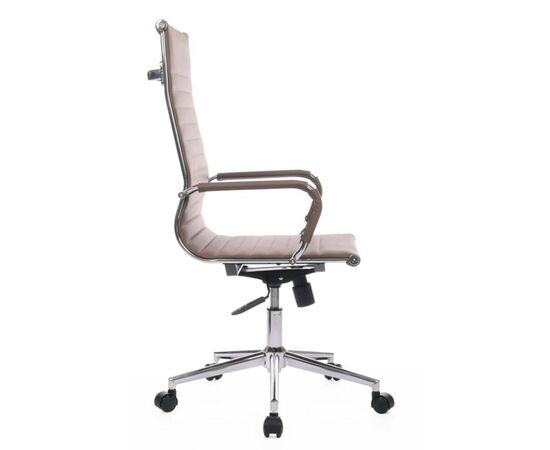 Кресло Хьюго RCH 57x56x109/119 6002-1SE Коричневый, Основной цвет: Коричневый, Ширина: 57, Высота: 119, Глубина: 56, Максимальная ширина: 57, Максимальная глубина: 56, Максимальная высота: 119, Вес: 12,6, Материал сиденья: экокожа, Механизм: топ-ган, Подголовник: металлические хромированные, с накладками из экокожи в цвет кресла, Цвет сиденья: Коричневый, Цвет спинки: Коричневый, Максимальная нагрузка: 120, Материал спинки: экокожа, Гарантия: 1 год, Страна производитель: Китай, Объем: 0,288, Бренд: РИВА ООО, Артикул для сайта: 6002-1SE, изображение 2post-test