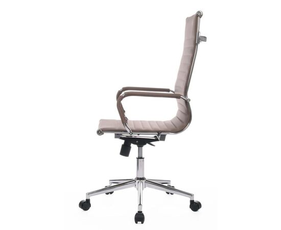 Кресло Хьюго RCH 57x56x109/119 6002-1SE Коричневый, Основной цвет: Коричневый, Ширина: 57, Высота: 119, Глубина: 56, Максимальная ширина: 57, Максимальная глубина: 56, Максимальная высота: 119, Вес: 12,6, Материал сиденья: экокожа, Механизм: топ-ган, Подголовник: металлические хромированные, с накладками из экокожи в цвет кресла, Цвет сиденья: Коричневый, Цвет спинки: Коричневый, Максимальная нагрузка: 120, Материал спинки: экокожа, Гарантия: 1 год, Страна производитель: Китай, Объем: 0,288, Бренд: РИВА ООО, Артикул для сайта: 6002-1SE, изображение 6post-test