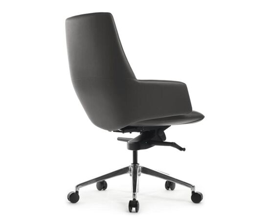 Кресло Спелл-M 68x68x88/94 B1719 Антрацит, Основной цвет: Антрацит, Ширина: 68, Высота: 94, Глубина: 68, Максимальная ширина: 68, Максимальная глубина: 68, Максимальная высота: 94, Вес: 21,6, Материал сиденья: натуральная кожа/экокожа, Механизм: мультиблок с фиксацией в 3 положениях, Подголовник: обтянутые кожей в цвет кресла, Цвет сиденья: Антрацит, Цвет спинки: Антрацит, Максимальная нагрузка: 120, Материал спинки: натуральная кожа/экокожа, Гарантия: 5 лет, Страна производитель: Китай, Объем: 0,372, Бренд: РИВА ООО, Артикул для сайта: B1719, изображение 4post-test
