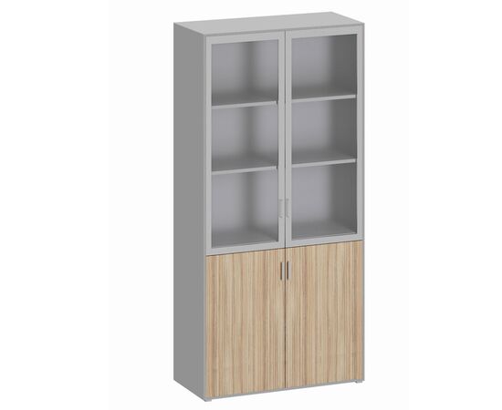 ГАЛАКСИ/GALAXY Шкаф для бумаг 90x43.4x192 GX0340 571/062 Зебрано, Основной цвет: Зебрано, Ширина: 90, Высота: 192, Глубина: 43,4, Максимальная ширина: 90, Максимальная глубина: 43,4, Максимальная высота: 192, Вес: 93,5, Объем: 0,255, Бренд: ЦЕНТРЭКСИМ ООО, Артикул для сайта: GX0340 571/062, изображение 2post-test