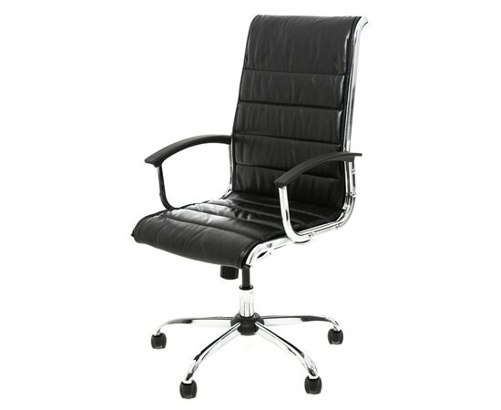 Кресло рабочее 59/50x55/51x109/119 CH760 black Чернй/Хром, Минимальная высота: 109, Основной цвет: Чернй/Хром, Ширина: 50, Высота: 119, Глубина: 51, Максимальная ширина: 50, Максимальная глубина: 51, Минимальная ширина: 59, Максимальная высота: 119, Минимальная глубина: 55, Вес: 22, Объем: 0,14, Бренд: ЦЕНТРЭКСИМ ООО, Артикул для сайта: CH760 black, изображение 2post-test