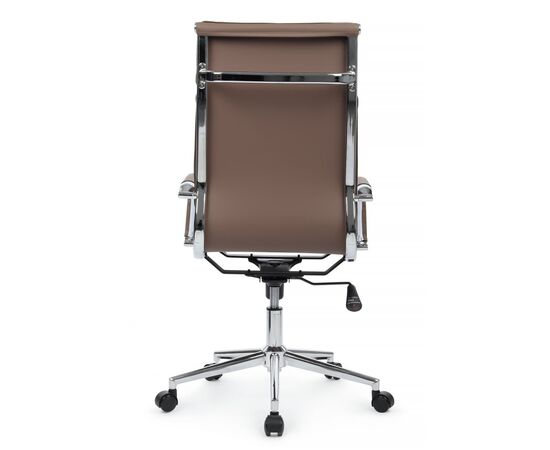 Кресло Хьюго RCH 57x56x109/119 6003-1SE Коричневый, Основной цвет: Коричневый, Ширина: 57, Высота: 119, Глубина: 56, Максимальная ширина: 57, Максимальная глубина: 56, Максимальная высота: 119, Вес: 14,8, Материал сиденья: экокожа, Механизм: топ-ган, Подголовник: металлические хромированные, с накладками из экокожи в цвет кресла, Цвет сиденья: Коричневый, Цвет спинки: Коричневый, Максимальная нагрузка: 120, Материал спинки: экокожа, Гарантия: 1 год, Страна производитель: Китай, Объем: 0,288, Бренд: РИВА ООО, Артикул для сайта: 6003-1SE, изображение 4post-test