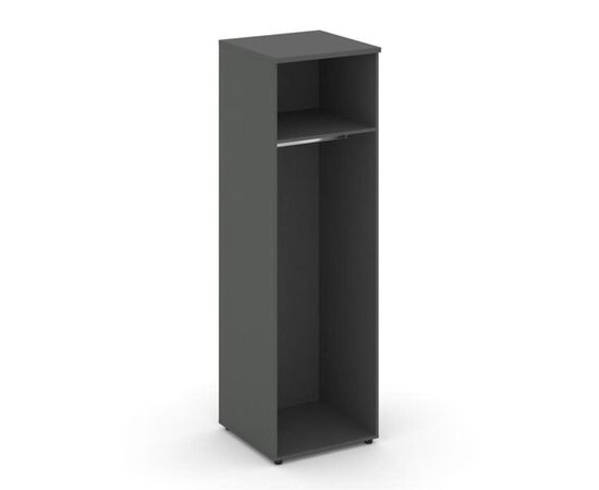 Стайл Проджект Гардероб узкий глубокий 600x600x1982 SN.GB.E-002 Антрацит NEW/Антрацит NEW/Белый/Черный Ручки, Основной цвет: Антрацит NEW/Антрацит NEW/Белый/Черный Ручки, Ширина: 600, Высота: 1982, Глубина: 600, Максимальная ширина: 600, Максимальная глубина: 600, Максимальная высота: 1982, Объем: 0,091, Бренд: РИВА ООО, Артикул для сайта: SN.GB.E-002, изображение 2post-test