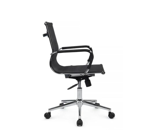 Кресло Хьюго RCH 57x56x92/102 6001-2SE Чёрный, Основной цвет: Чёрный, Ширина: 57, Высота: 102, Глубина: 56, Максимальная ширина: 57, Максимальная глубина: 56, Максимальная высота: 102, Вес: 12,3, Материал сиденья: сетка, Механизм: топ-ган, Подголовник: металлические хромированные, с накладками из сетки в цвет кресла, Цвет сиденья: Черный, Цвет спинки: Черный, Максимальная нагрузка: 120, Материал спинки: сетка, Гарантия: 1 год, Страна производитель: Китай, Объем: 0,288, Бренд: РИВА ООО, Артикул для сайта: 6001-2SE, изображение 2post-test