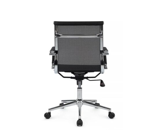 Кресло Хьюго RCH 57x56x92/102 6001-2SE Чёрный, Основной цвет: Чёрный, Ширина: 57, Высота: 102, Глубина: 56, Максимальная ширина: 57, Максимальная глубина: 56, Максимальная высота: 102, Вес: 12,3, Материал сиденья: сетка, Механизм: топ-ган, Подголовник: металлические хромированные, с накладками из сетки в цвет кресла, Цвет сиденья: Черный, Цвет спинки: Черный, Максимальная нагрузка: 120, Материал спинки: сетка, Гарантия: 1 год, Страна производитель: Китай, Объем: 0,288, Бренд: РИВА ООО, Артикул для сайта: 6001-2SE, изображение 4post-test