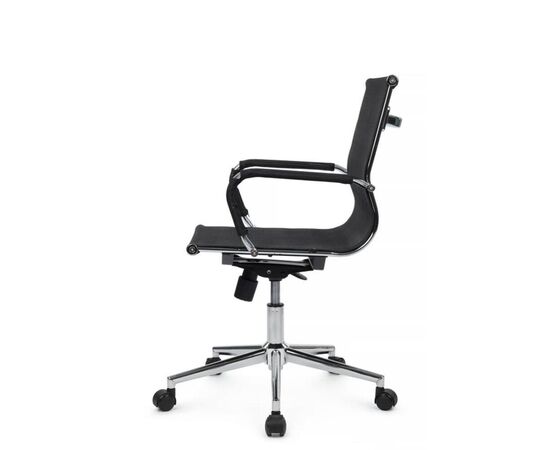 Кресло Хьюго RCH 57x56x92/102 6001-2SE Чёрный, Основной цвет: Чёрный, Ширина: 57, Высота: 102, Глубина: 56, Максимальная ширина: 57, Максимальная глубина: 56, Максимальная высота: 102, Вес: 12,3, Материал сиденья: сетка, Механизм: топ-ган, Подголовник: металлические хромированные, с накладками из сетки в цвет кресла, Цвет сиденья: Черный, Цвет спинки: Черный, Максимальная нагрузка: 120, Материал спинки: сетка, Гарантия: 1 год, Страна производитель: Китай, Объем: 0,288, Бренд: РИВА ООО, Артикул для сайта: 6001-2SE, изображение 6post-test