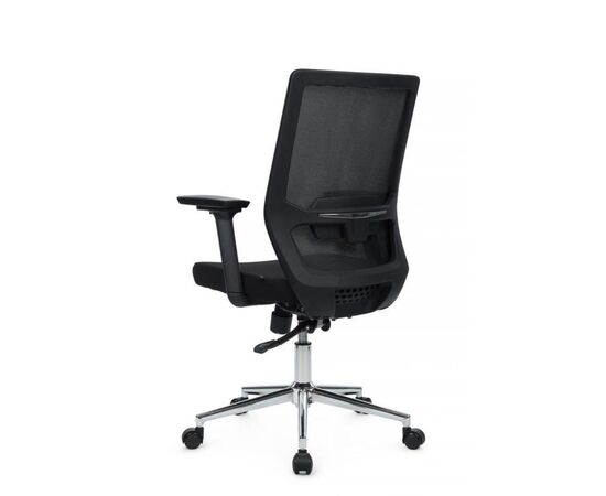 Кресло Фикс RCH 68x68x103/113 851E-3D-M3 Чёрный, Основной цвет: Чёрный, Ширина: 68, Высота: 113, Глубина: 68, Максимальная ширина: 68, Максимальная глубина: 68, Максимальная высота: 113, Вес: 15, Материал сиденья: ткань, Механизм: топ-ган люкс, Подголовник: черный пластик 3D, Цвет сиденья: Черный, Цвет спинки: Черный, Максимальная нагрузка: 120, Материал спинки: сетка, Гарантия: 1 год, Страна производитель: Китай, Объем: 0,149, Бренд: РИВА ООО, Артикул для сайта: 851E-3D-M3, изображение 5post-test