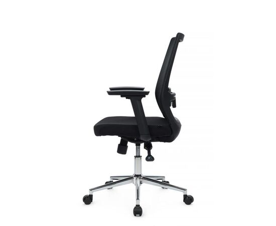 Кресло Фикс RCH 68x68x103/113 851E-3D-M3 Чёрный, Основной цвет: Чёрный, Ширина: 68, Высота: 113, Глубина: 68, Максимальная ширина: 68, Максимальная глубина: 68, Максимальная высота: 113, Вес: 15, Материал сиденья: ткань, Механизм: топ-ган люкс, Подголовник: черный пластик 3D, Цвет сиденья: Черный, Цвет спинки: Черный, Максимальная нагрузка: 120, Материал спинки: сетка, Гарантия: 1 год, Страна производитель: Китай, Объем: 0,149, Бренд: РИВА ООО, Артикул для сайта: 851E-3D-M3, изображение 6post-test