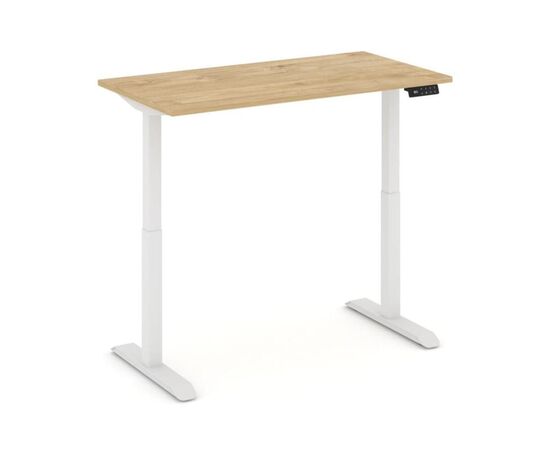 Мув Ап Стол электроподъемный 1380x720x730/1230 MV.SED-3.7 Тиквуд Светлый/Металл Белый Матовый Гладкий, Минимальная высота: 730, Основной цвет: Тиквуд Светлый/Металл Белый Матовый Гладкий, Ширина: 1380, Высота: 1230, Глубина: 720, Максимальная ширина: 1380, Максимальная глубина: 720, Максимальная высота: 1230, Бренд: РИВА ООО, Артикул для сайта: MV.SED-3.7, изображение 3post-test