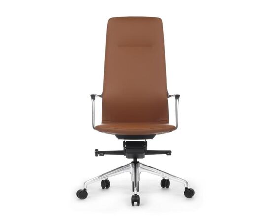 Кресло Плаза 68x68x119/127 FK004-A13 Светло-коричневый, Основной цвет: Светло-коричневый, Ширина: 68, Высота: 127, Глубина: 68, Максимальная ширина: 68, Максимальная глубина: 68, Максимальная высота: 127, Вес: 22, Материал сиденья: натуральная кожа/экокожа, Механизм: мультиблок, Подголовник: алюминий, Цвет сиденья: Светло-коричневый, Цвет спинки: Светло-коричневый, Максимальная нагрузка: 120, Материал спинки: натуральная кожа/экокожа, Гарантия: 5 лет, Страна производитель: Китай, Объем: 0,465, Бренд: РИВА ООО, Артикул для сайта: FK004-A13, изображение 5post-test