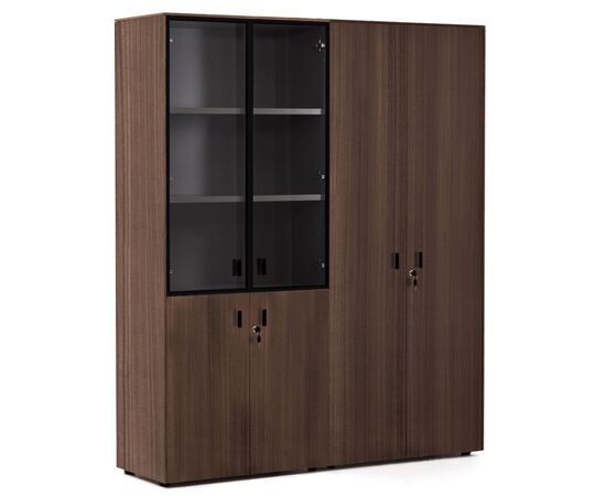 ЭНЦО/ENZO Шкаф комбинированный с гардеробом 162x44xh197 109 725 ECL 01 ЭВКАЛИПТ МОРЕН/ЧЕРН, Основной цвет: ЭВКАЛИПТ МОРЕН/ЧЕРН, Ширина: 162, Высота: 197, Глубина: 44, Максимальная ширина: 162, Максимальная глубина: 44, Максимальная высота: 197, Вес: 232, Объем: 0,53, Бренд: ЦЕНТРЭКСИМ ООО, Артикул для сайта: 109 725 ECL 01, изображение 4post-test