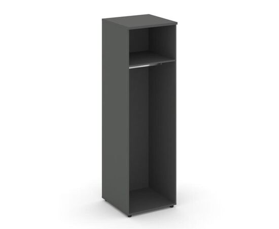 Стайл Проджект Гардероб узкий глубокий 600x600x1982 SN.GB-002 Антрацит NEW/Антрацит NEW/Белый/Черный Ручки, Основной цвет: Антрацит NEW/Антрацит NEW/Белый/Черный Ручки, Ширина: 600, Высота: 1982, Глубина: 600, Максимальная ширина: 600, Максимальная глубина: 600, Максимальная высота: 1982, Объем: 0,099, Бренд: РИВА ООО, Артикул для сайта: SN.GB-002, изображение 2post-test