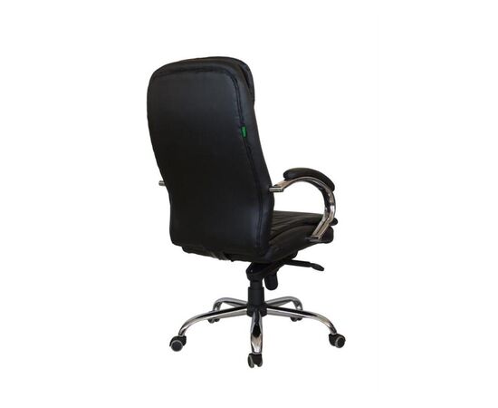Кресло Фэйт RCH 63x73x123 9024 Чёрный, Основной цвет: Чёрный, Ширина: 63, Высота: 123, Глубина: 73, Максимальная ширина: 63, Максимальная глубина: 73, Максимальная высота: 123, Вес: 21, Материал сиденья: экокожа, Механизм: мультиблок, Подголовник: металл, с накладками из экокожи в цвет кресла, Цвет сиденья: Черный, Цвет спинки: Черный, Максимальная нагрузка: 120, Материал спинки: экокожа, Гарантия: 1 год, Страна производитель: Китай, Объем: 0,18, Бренд: РИВА ООО, Артикул для сайта: 9024, изображение 4post-test