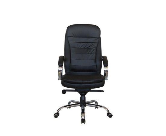 Кресло Фэйт RCH 63x73x123 9024 Чёрный, Основной цвет: Чёрный, Ширина: 63, Высота: 123, Глубина: 73, Максимальная ширина: 63, Максимальная глубина: 73, Максимальная высота: 123, Вес: 21, Материал сиденья: экокожа, Механизм: мультиблок, Подголовник: металл, с накладками из экокожи в цвет кресла, Цвет сиденья: Черный, Цвет спинки: Черный, Максимальная нагрузка: 120, Материал спинки: экокожа, Гарантия: 1 год, Страна производитель: Китай, Объем: 0,18, Бренд: РИВА ООО, Артикул для сайта: 9024, изображение 3post-test