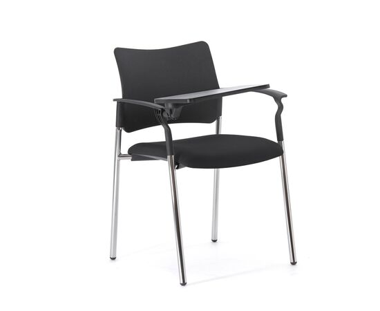 ПИНКО/PINKO Кресло со столиком на опорах 44/63x45/48xh80 Pinko plastic 4legs Pulse 24 Black Arms+WT ЧЕРН/ЧЕРНЫЙ/ХРОМ, Основной цвет: ЧЕРН/ЧЕРНЫЙ/ХРОМ, Ширина: 63, Высота: 80, Глубина: 48, Максимальная ширина: 63, Максимальная глубина: 48, Минимальная ширина: 44, Максимальная высота: 80, Минимальная глубина: 45, Вес: 8, Объем: 0,12, Бренд: ЦЕНТРЭКСИМ ООО, Артикул для сайта: Pinko plastic 4legs Pulse 24 Black Arms+WT, изображение 2post-test
