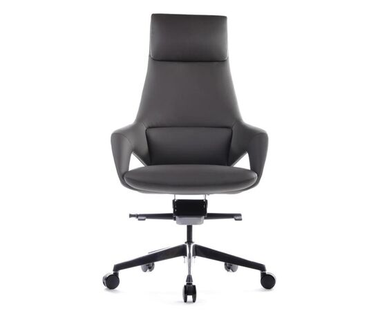 Кресло Аура 68x68x122/128 FK005-A Антрацит, Основной цвет: Антрацит, Ширина: 68, Высота: 128, Глубина: 68, Максимальная ширина: 68, Максимальная глубина: 68, Максимальная высота: 128, Вес: 28,6, Материал сиденья: натуральная кожа/экокожа, Механизм: мультиблок, Подголовник: обтянутые кожей в цвет кресла, Цвет сиденья: Антрацит, Цвет спинки: Антрацит, Максимальная нагрузка: 150, Материал спинки: натуральная кожа/экокожа, Гарантия: 5 лет, Страна производитель: Китай, Объем: 0,519, Бренд: РИВА ООО, Артикул для сайта: FK005-A, изображение 6post-test