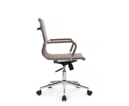 Кресло Хьюго RCH 57x56x92/102 6002-2SE Коричневый, Основной цвет: Коричневый, Ширина: 57, Высота: 102, Глубина: 56, Максимальная ширина: 57, Максимальная глубина: 56, Максимальная высота: 102, Вес: 12,6, Материал сиденья: экокожа, Механизм: топ-ган, Подголовник: металлические хромированные, с накладками из экокожи в цвет кресла, Цвет сиденья: Коричневый, Цвет спинки: Коричневый, Максимальная нагрузка: 120, Материал спинки: экокожа, Гарантия: 1 год, Страна производитель: Китай, Объем: 0,288, Бренд: РИВА ООО, Артикул для сайта: 6002-2SE, изображение 2post-test