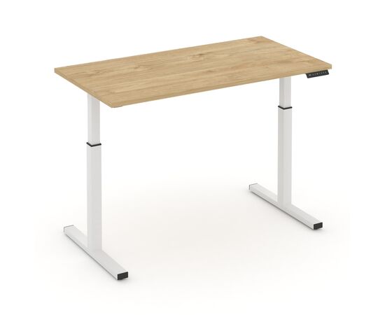 Мув Ап Стол электроподъемный 1380x720x720/1190 MV.SE-3.7 Тиквуд Светлый/Металл белый, Основной цвет: Тиквуд Светлый/Металл белый, Ширина: 1380, Высота: 1190, Глубина: 720, Максимальная ширина: 1380, Максимальная глубина: 720, Максимальная высота: 1190, Объем: 0,108, Бренд: РИВА ООО, Артикул для сайта: MV.SE-3.7, изображение 2post-test
