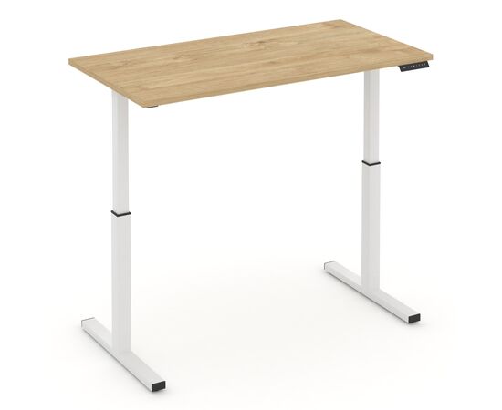 Мув Ап Стол электроподъемный 1380x720x720/1190 MV.SE-3.7 Тиквуд Светлый/Металл белый, Основной цвет: Тиквуд Светлый/Металл белый, Ширина: 1380, Высота: 1190, Глубина: 720, Максимальная ширина: 1380, Максимальная глубина: 720, Максимальная высота: 1190, Объем: 0,108, Бренд: РИВА ООО, Артикул для сайта: MV.SE-3.7, изображение 3post-test