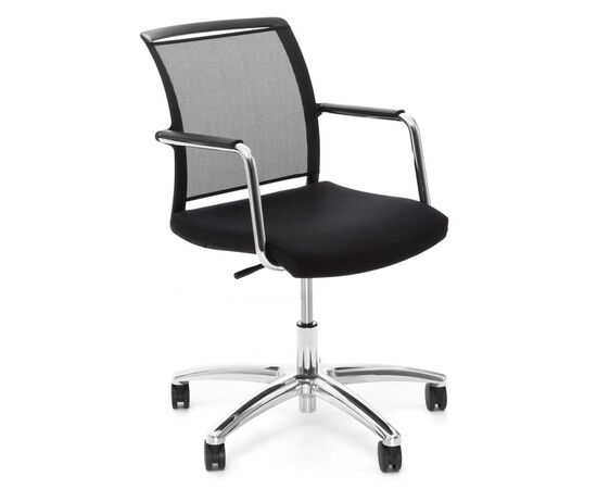 МАГНА/MAGNA Кресло 5-лучей на колесах 48/55x45/65xh86/96 Magna G black mesh ME35 SLW 50 ЧЕРНЫЙ Т/ХРОМ, Минимальная высота: 86, Основной цвет: ЧЕРНЫЙ Т/ХРОМ, Ширина: 55, Высота: 96, Глубина: 65, Максимальная ширина: 55, Максимальная глубина: 65, Минимальная ширина: 48, Максимальная высота: 96, Минимальная глубина: 45, Вес: 12, Объем: 0,13, Бренд: ЦЕНТРЭКСИМ ООО, Артикул для сайта: Magna G black mesh ME35 SLW 50, изображение 2post-test