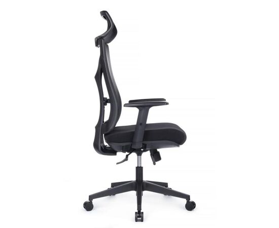 Кресло Астра 67x64x120/130 W-365A Чёрный, Основной цвет: Чёрный, Ширина: 67, Высота: 130, Глубина: 64, Максимальная ширина: 67, Максимальная глубина: 64, Максимальная высота: 130, Вес: 19,2, Материал сиденья: ткань, Механизм: синхромеханизм со слайдером, фиксация в 4 положениях, Подголовник: черный пластик 2D, Цвет сиденья: Черный, Цвет спинки: Черный, Максимальная нагрузка: 120, Материал спинки: сетка, Гарантия: 5 лет, Страна производитель: Китай, Объем: 0,163, Бренд: РИВА ООО, Артикул для сайта: W-365A, изображение 2post-test