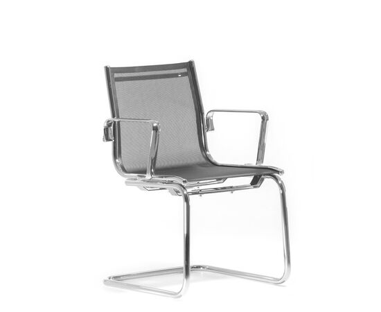 ЛАЙТ-СЕТКА/С/LIGHT-MESH/C Кресло на полозьях 54/58x45/62xh84 14080В 4FI1402 L/849 CR / 14080B 4FI1402/BL 651 CR ЧЕРН-СЕТКА, Основной цвет: ЧЕРН-СЕТКА, Ширина: 58, Высота: 84, Глубина: 62, Максимальная ширина: 58, Максимальная глубина: 62, Минимальная ширина: 54, Максимальная высота: 84, Минимальная глубина: 45, Вес: 13, Объем: 0,17, Бренд: ЦЕНТРЭКСИМ ООО, Артикул для сайта: 14080В 4FI1402 L/849 CR / 14080B 4FI1402/BL 651 CR, изображение 2post-test