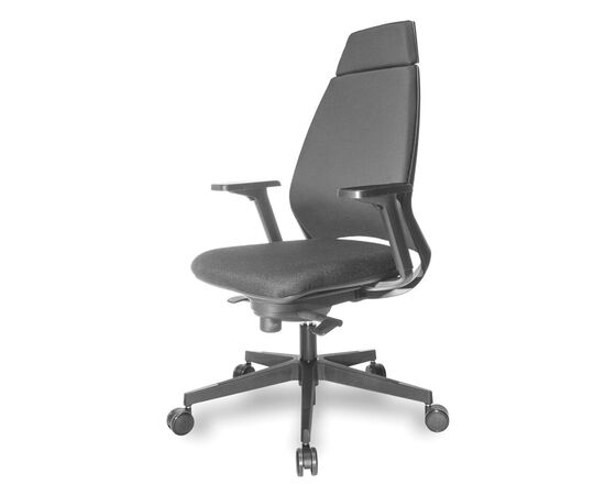 4Ю/4U Кресло с синхронным механизмом 3Д 50/63x46/63xh113/123 4U 600 3D black Pulse 24 Black headrest Чёрный, Минимальная высота: 113, Основной цвет: Чёрный, Ширина: 63, Высота: 123, Глубина: 63, Максимальная ширина: 63, Максимальная глубина: 63, Минимальная ширина: 50, Максимальная высота: 123, Минимальная глубина: 46, Вес: 20,3, Объем: 0,17, Бренд: ЦЕНТРЭКСИМ ООО, Артикул для сайта: 4U 600 3D black Pulse 24 Black headrest, изображение 2post-test
