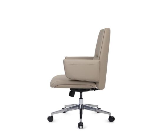 Кресло Энзо-M 65x68x93/103 WISE-02 Бежевый, Основной цвет: Бежевый, Ширина: 65, Высота: 103, Глубина: 68, Максимальная ширина: 65, Максимальная глубина: 68, Максимальная высота: 103, Вес: 26,6, Материал сиденья: экокожа, Цвет сиденья: Бежевый, Цвет спинки: Бежевый, Максимальная нагрузка: 250, Подголовник: обтянутые экокожей в цвет кресла, Материал спинки: экокожа, Гарантия: 5 лет, Страна производитель: Китай, Бренд: РИВА ООО, Артикул для сайта: WISE-02, изображение 6post-test