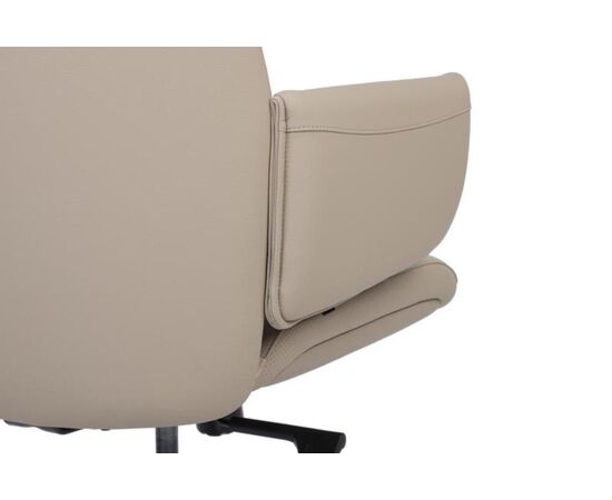 Кресло Энзо-M 65x68x93/103 WISE-02 Бежевый, Основной цвет: Бежевый, Ширина: 65, Высота: 103, Глубина: 68, Максимальная ширина: 65, Максимальная глубина: 68, Максимальная высота: 103, Вес: 26,6, Материал сиденья: экокожа, Цвет сиденья: Бежевый, Цвет спинки: Бежевый, Максимальная нагрузка: 250, Подголовник: обтянутые экокожей в цвет кресла, Материал спинки: экокожа, Гарантия: 5 лет, Страна производитель: Китай, Бренд: РИВА ООО, Артикул для сайта: WISE-02, изображение 10post-test