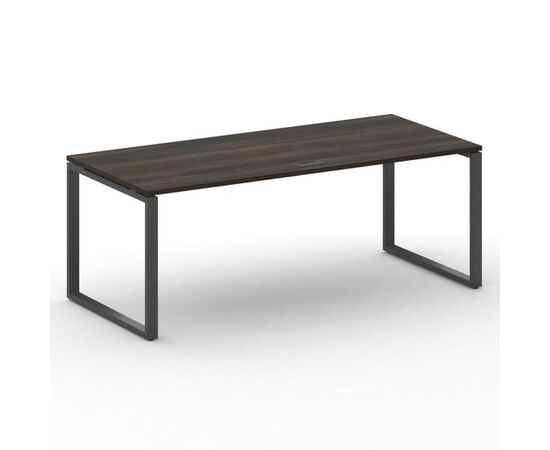 Шифт Стол руководителя прямой без тумбы 2000x900x753 SK.SR-200.P Дуб Мали/Металл Антрацит, Основной цвет: Дуб Мали/Металл Антрацит, Ширина: 2000, Высота: 753, Глубина: 900, Материал: Столы руководителя, Максимальная ширина: 2000, Максимальная глубина: 900, Максимальная высота: 753, Объем: 0,154, Бренд: РИВА ООО, Артикул для сайта: SK.SR-200.P, изображение 2post-test