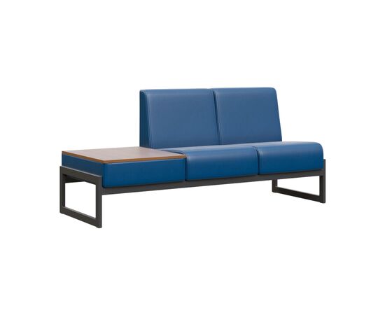 Модуль Диван двухместный столик универсальный 1855x700x800 MD.D2-ST2 Oregon 03/Орех Гварнери/Металл Черный, Основной цвет: Oregon 03/Орех Гварнери/Металл Черный, Ширина: 1855, Высота: 800, Глубина: 700, Максимальная ширина: 1855, Максимальная глубина: 700, Максимальная высота: 800, Объем: 0,57, Бренд: РИВА ООО, Артикул для сайта: MD.D2-ST2, изображение 3post-test
