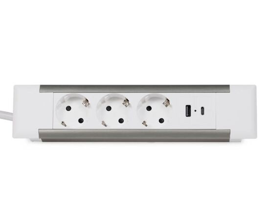 Блок розеток встраиваемый в стол 3 розетки USB-A USB-C 257x60x4 G4103T-2AC.N Серебро/Белый, Основной цвет: Серебро/Белый, Ширина: 257, Высота: 4, Глубина: 60, Максимальная ширина: 257, Максимальная глубина: 60, Максимальная высота: 4, Вес: 0,663, Объем: 0,002, Бренд: РИВА ООО, Артикул для сайта: G4103T-2AC.N, изображение 5post-test