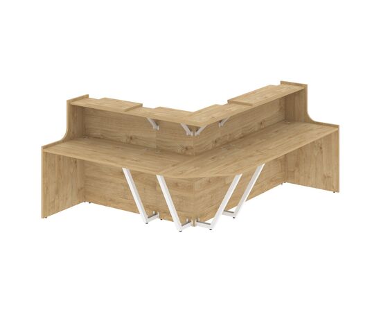 Оникс Ресепшн 2600x2200x1187 O.R-K-32 Тиквуд Светлый, Основной цвет: Тиквуд Светлый, Ширина: 2600, Высота: 1187, Глубина: 2200, Максимальная ширина: 2600, Максимальная глубина: 2200, Максимальная высота: 1187, Объем: 0,573, Бренд: РИВА ООО, Артикул для сайта: O.R-K-32, изображение 2post-test