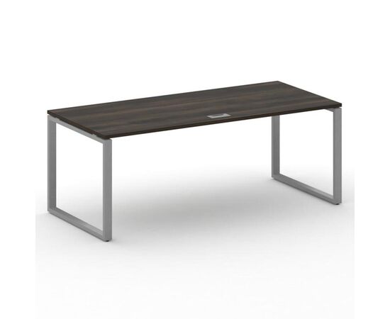 Шифт Стол руководителя прямой без тумбы 2000x900x753 SK.SR-200.P Дуб Мали/Металл Серый, Основной цвет: Дуб Мали/Металл Серый, Ширина: 2000, Высота: 753, Глубина: 900, Материал: Столы руководителя, Максимальная ширина: 2000, Максимальная глубина: 900, Максимальная высота: 753, Объем: 0,154, Бренд: РИВА ООО, Артикул для сайта: SK.SR-200.P, изображение 2post-test