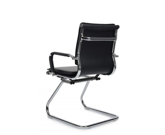 Кресло Хьюго RCH 55x60x93 6003-3E Чёрный, Основной цвет: Чёрный, Ширина: 55, Высота: 93, Глубина: 60, Максимальная ширина: 55, Максимальная глубина: 60, Максимальная высота: 93, Вес: 12,2, Материал сиденья: экокожа, Подголовник: металлические хромированные, с накладками из экокожи в цвет кресла, Цвет сиденья: Черный, Цвет спинки: Черный, Максимальная нагрузка: 120, Материал спинки: экокожа, Гарантия: 1 год, Страна производитель: Китай, Объем: 0,288, Бренд: РИВА ООО, Артикул для сайта: 6003-3E, изображение 4post-test