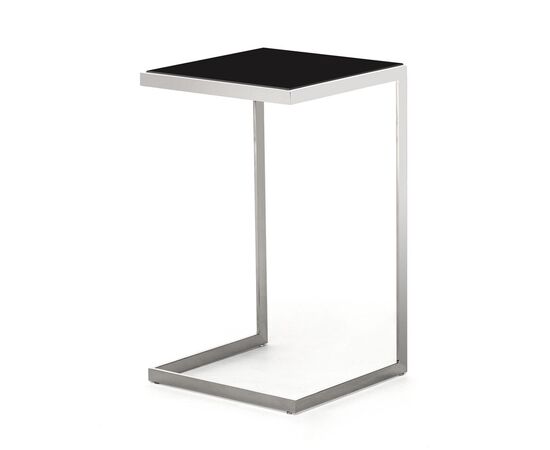ТАУЭР/TOWER Стол кофейный 41x42xh70 TOWER polish base Compact Чернй/Хром, Основной цвет: Чернй/Хром, Ширина: 41, Высота: 70, Глубина: 42, Максимальная ширина: 41, Максимальная глубина: 42, Максимальная высота: 70, Вес: 10, Объем: 0,15, Бренд: ЦЕНТРЭКСИМ ООО, Артикул для сайта: TOWER polish base Compact, изображение 2post-test