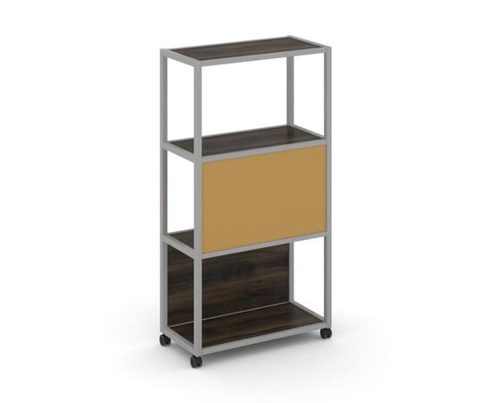 Шелф Мобайл Стеллаж 4 уровня 1 секция 800x400x1523 VR.LT-STK-403.08 Дуб Мали/Металл Серый/W-31, Основной цвет: Дуб Мали/Металл Серый/W-31, Ширина: 800, Высота: 1523, Глубина: 400, Максимальная ширина: 800, Максимальная глубина: 400, Максимальная высота: 1523, Объем: 0,086, Бренд: РИВА ООО, Артикул для сайта: VR.LT-STK-403.08, изображение 2post-test