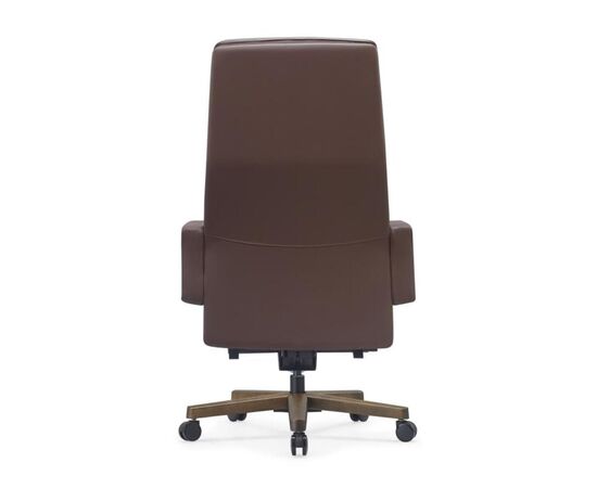 Кресло Рафаэль 68x69x120/125 A2119 Коричневый, Основной цвет: Коричневый, Ширина: 68, Высота: 125, Глубина: 69, Максимальная ширина: 68, Максимальная глубина: 69, Максимальная высота: 125, Вес: 38,8, Материал сиденья: натуральная кожа/экокожа, Механизм: синхромеханизм с фиксацией в 4 положениях, Подголовник: обтянутые кожей в цвет кресла, Цвет сиденья: Коричневый, Цвет спинки: Коричневый, Максимальная нагрузка: 250, Материал спинки: натуральная кожа/экокожа, Гарантия: 5 лет, Страна производитель: Китай, Объем: 0,658, Бренд: РИВА ООО, Артикул для сайта: A2119, изображение 4post-test