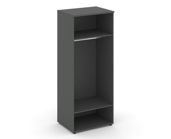 Стайл Проджект Гардероб широкий глубокий 796x600x1982 SN.GB-004 Антрацит NEW/Антрацит NEW/Белый/Черный Ручки, Основной цвет: Антрацит NEW/Антрацит NEW/Белый/Черный Ручки, Ширина: 796, Высота: 1982, Глубина: 600, Максимальная ширина: 796, Максимальная глубина: 600, Максимальная высота: 1982, Объем: 0,129, Бренд: РИВА ООО, Артикул для сайта: SN.GB-004, изображение 2post-test