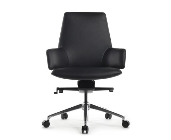 Кресло Спелл-M 68x68x88/94 B1719 Чёрный, Основной цвет: Чёрный, Ширина: 68, Высота: 94, Глубина: 68, Максимальная ширина: 68, Максимальная глубина: 68, Максимальная высота: 94, Вес: 21,6, Материал сиденья: натуральная кожа/экокожа, Механизм: мультиблок с фиксацией в 3 положениях, Подголовник: обтянутые кожей в цвет кресла, Цвет сиденья: Черный, Цвет спинки: Черный, Максимальная нагрузка: 120, Материал спинки: натуральная кожа/экокожа, Гарантия: 5 лет, Страна производитель: Китай, Объем: 0,372, Бренд: РИВА ООО, Артикул для сайта: B1719, изображение 6post-test