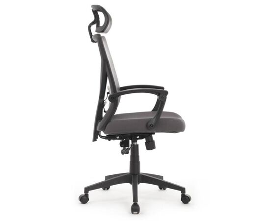 Кресло Оливер RCH 64x64x115/123 W-203AC Черный пластик/Серый, Основной цвет: Черный пластик/Серый, Ширина: 64, Высота: 123, Глубина: 64, Максимальная ширина: 64, Максимальная глубина: 64, Максимальная высота: 123, Вес: 17,6, Материал сиденья: ткань, Механизм: топ-ган люкс, Подголовник: черный пластик, Цвет сиденья: Серый, Цвет спинки: Серый, Максимальная нагрузка: 120, Материал спинки: сетка, Гарантия: 1 год, Страна производитель: Китай, Объем: 0,136, Бренд: РИВА ООО, Артикул для сайта: W-203AC, изображение 2post-test