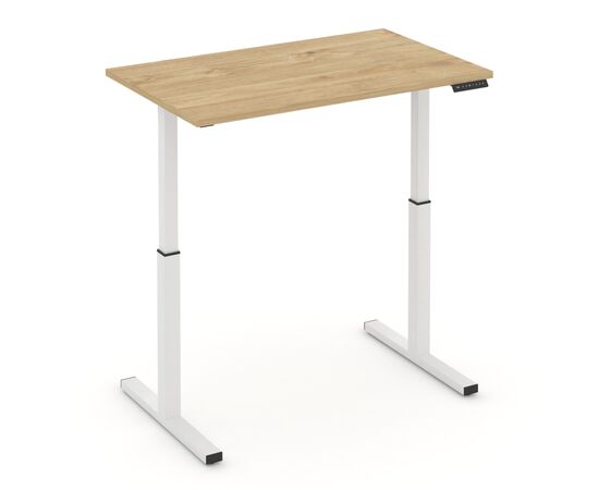 Мув Ап Стол электроподъемный 1180x720x720/1190 MV.SE-2.7 Тиквуд Светлый/Металл белый, Основной цвет: Тиквуд Светлый/Металл белый, Ширина: 1180, Высота: 1190, Глубина: 720, Максимальная ширина: 1180, Максимальная глубина: 720, Максимальная высота: 1190, Объем: 0,102, Бренд: РИВА ООО, Артикул для сайта: MV.SE-2.7, изображение 3post-test
