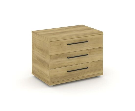 Рифт Тумба опорная/приставная 700x450x523 RF.TOP-022 Дуб Винченцо/Черный Ручки, Основной цвет: Дуб Винченцо/Черный Ручки, Ширина: 700, Высота: 523, Глубина: 450, Максимальная ширина: 700, Максимальная глубина: 450, Максимальная высота: 523, Объем: 0,05, Бренд: РИВА ООО, Артикул для сайта: RF.TOP-022, изображение 2post-test