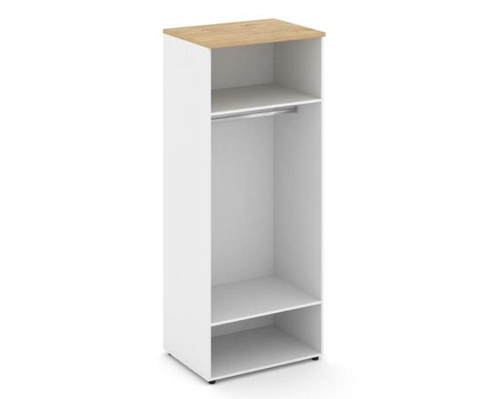 Стайл Проджект Гардероб широкий глубокий 796x600x1982 SN.GB-004 Белый/Тиквуд Светлый/Черный Ручки, Основной цвет: Белый/Тиквуд Светлый/Черный Ручки, Ширина: 796, Высота: 1982, Глубина: 600, Максимальная ширина: 796, Максимальная глубина: 600, Максимальная высота: 1982, Объем: 0,129, Бренд: РИВА ООО, Артикул для сайта: SN.GB-004, изображение 2post-test