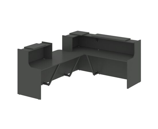 Оникс Ресепшн 3201x2773x1187 O.R-K-31 Антрацит, Основной цвет: Антрацит, Ширина: 3201, Высота: 1187, Глубина: 2773, Максимальная ширина: 3201, Максимальная глубина: 2773, Максимальная высота: 1187, Объем: 0,581, Бренд: РИВА ООО, Артикул для сайта: O.R-K-31, изображение 2post-test