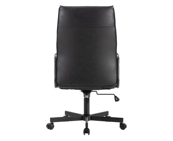 Кресло Стен 68x68x103/113 W-263H Чёрный, Основной цвет: Чёрный, Ширина: 68, Высота: 113, Глубина: 68, Максимальная ширина: 68, Максимальная глубина: 68, Максимальная высота: 113, Вес: 14, Материал сиденья: экокожа, Механизм: топ-ган, Подголовник: черный металл с пластиковыми накладками, Цвет спинки: Черный, Максимальная нагрузка: 120, Цвет сиденья: Черный, Материал спинки: экокожа, Страна производитель: Китай, Объем: 0,114, Бренд: РИВА ООО, Артикул для сайта: W-263H, изображение 4post-test